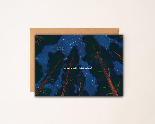 Have a Wild Birthday Forest Card
