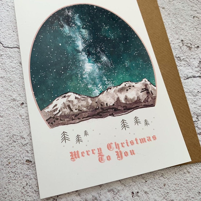 Scandinavian Christmas Card - Single