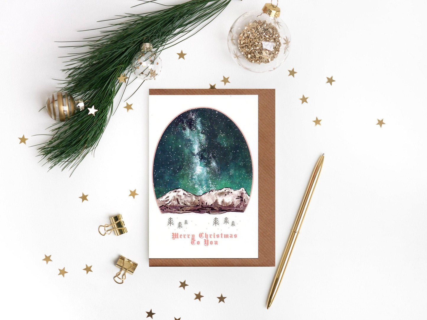 Scandinavian Christmas Card - Single