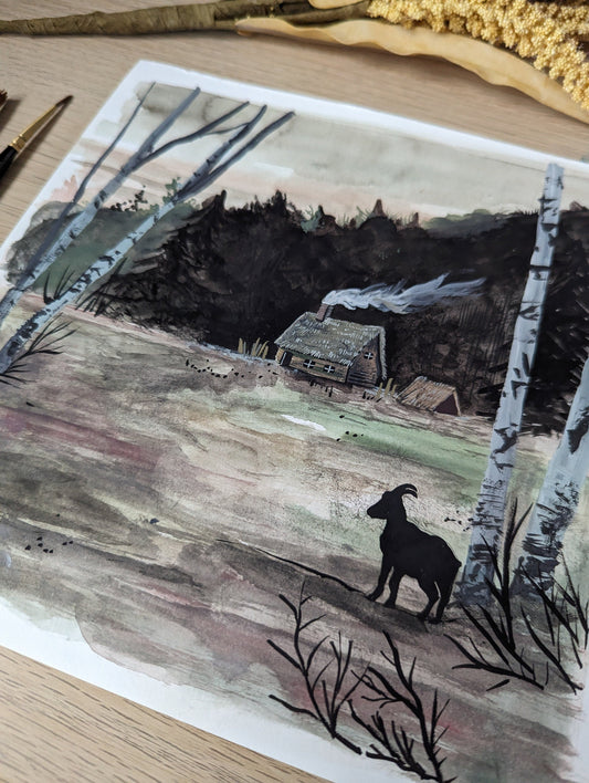 The Witch Original Painting