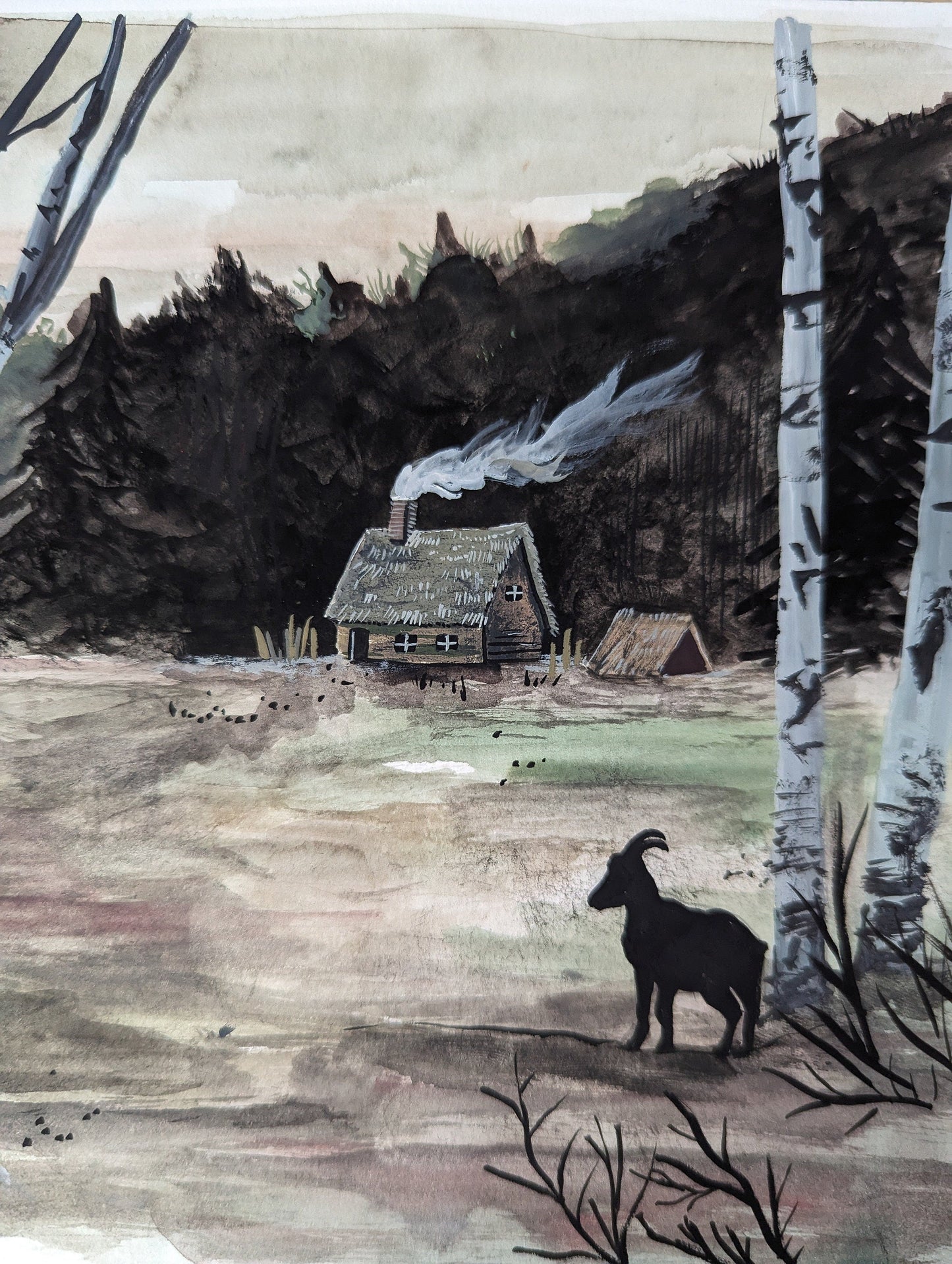 The Witch Original Painting