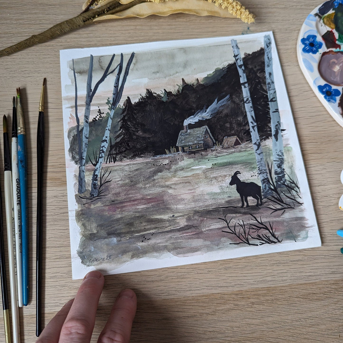 The Witch Original Painting