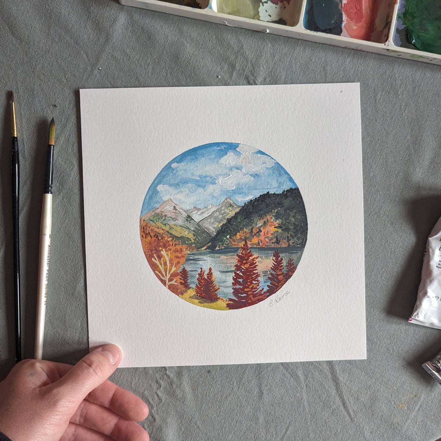 Rocky Mountains Original Painting