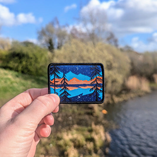 Forest Sunset Embroidered Patch