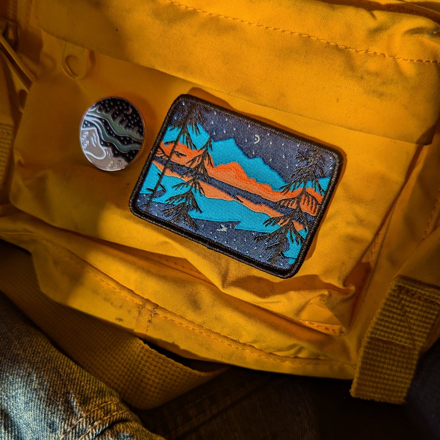 Forest Sunset Embroidered Patch