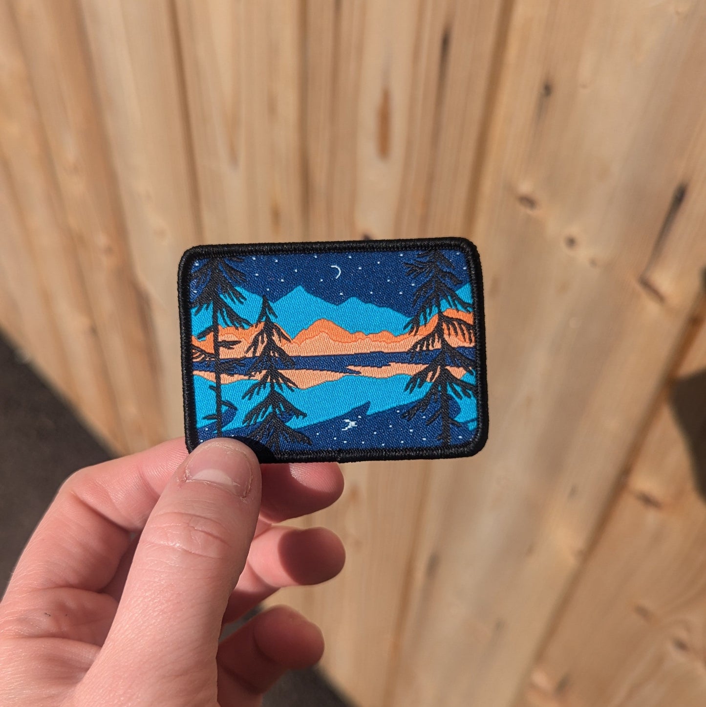 Forest Sunset Embroidered Patch
