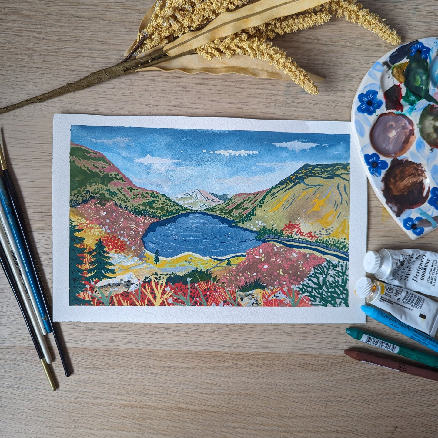 August Lake Original Painting