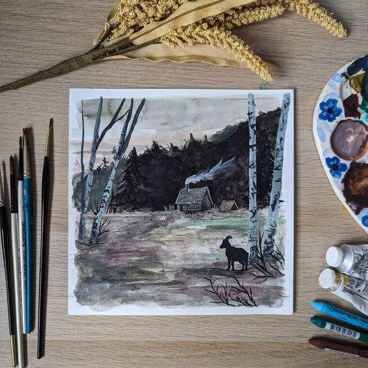 The Witch Original Painting