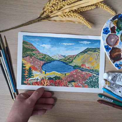 August Lake Original Painting