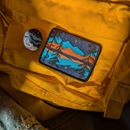Forest Sunset Embroidered Patch